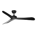 Modern Black Ceiling Fan With Sleek Blades For Efficient Home Cooling 3d model