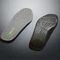 Pair Of Breathable Orthopedic Shoe Insoles With Supportive Cushioning And Arch Design Structure