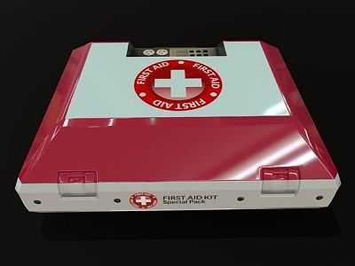 Sci-first aid kit medical kit 3d model