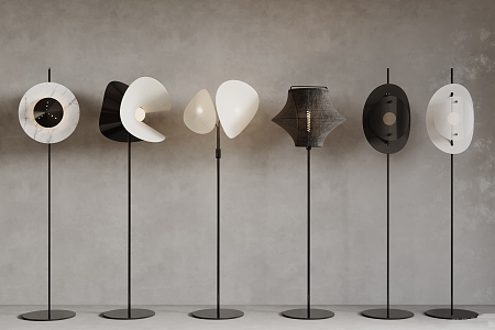 Now the floor lamp combination 3d model