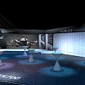 CTX Motorcycle Exhibition Display With CITYADV CTX700 Models And Roadway Setup