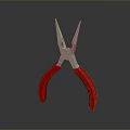 Pliers needle-nose pliers bench vise wrench tool hardware tools processing tools furniture 3d model