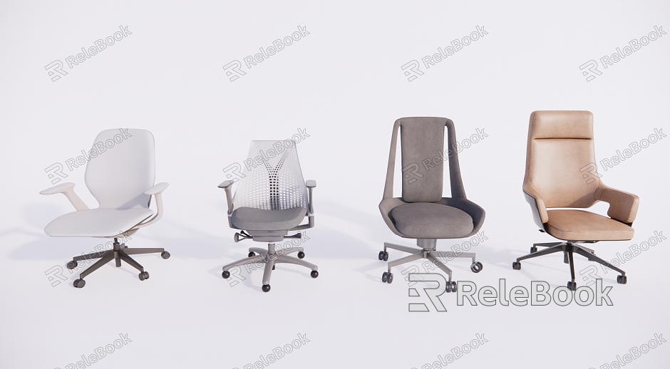 Modern office chair worker chair combination model