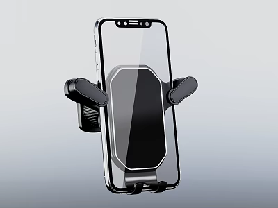 Durable Adjustable Phone Holder With Sturdy Clips Securely Holds Smartphone For Everyday Use 3d model