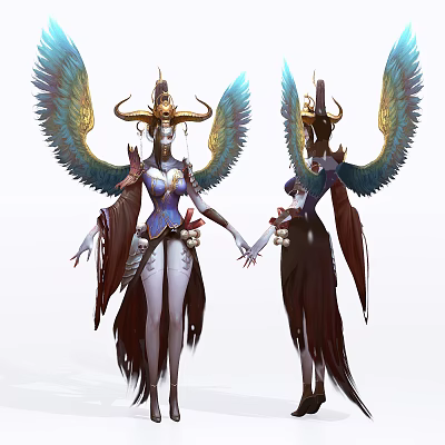 Modern Game Characters 3d model Modern Game Characters 3d model