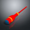 Screwdriver flat screwdriver Phillips screwdriver tool hardware tool processing tool 3d model