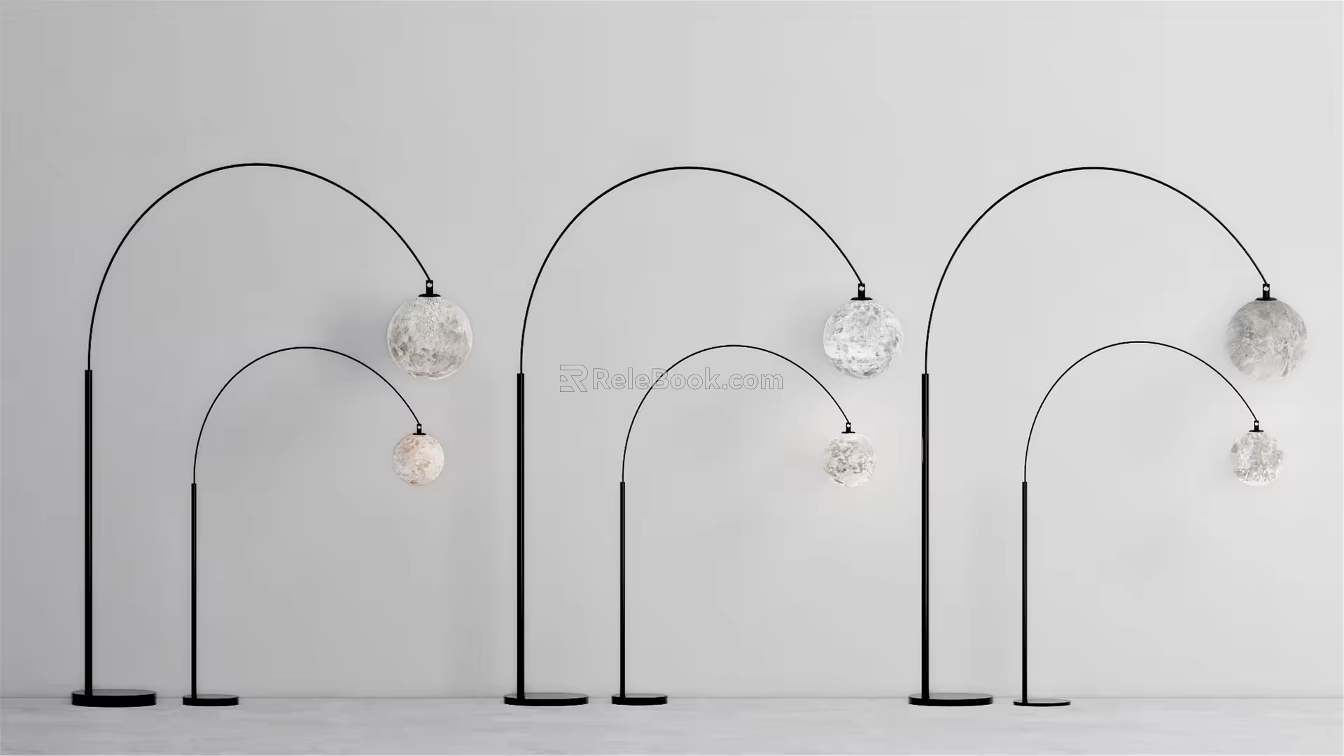Modern Floor Lamp Planet Floor Lamp 3d model