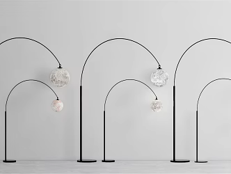 Modern Floor Lamp Planet Floor Lamp 3d model