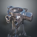 High Quality Precision Hardware Tool Stainless Steel Mechanical Component With Multi Port Design