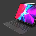 Modern Tablet With Detachable Keyboard And Vibrant Display In Sleek Design