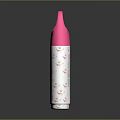 Pink Lid Femina Herbal Talcum Powder White Body With Floral Design
