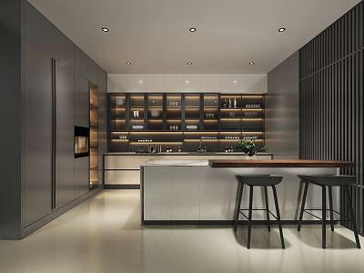 Modern Kitchen 3d model