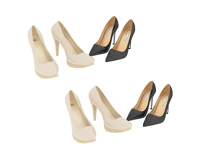 daily necessities shoes 3d model