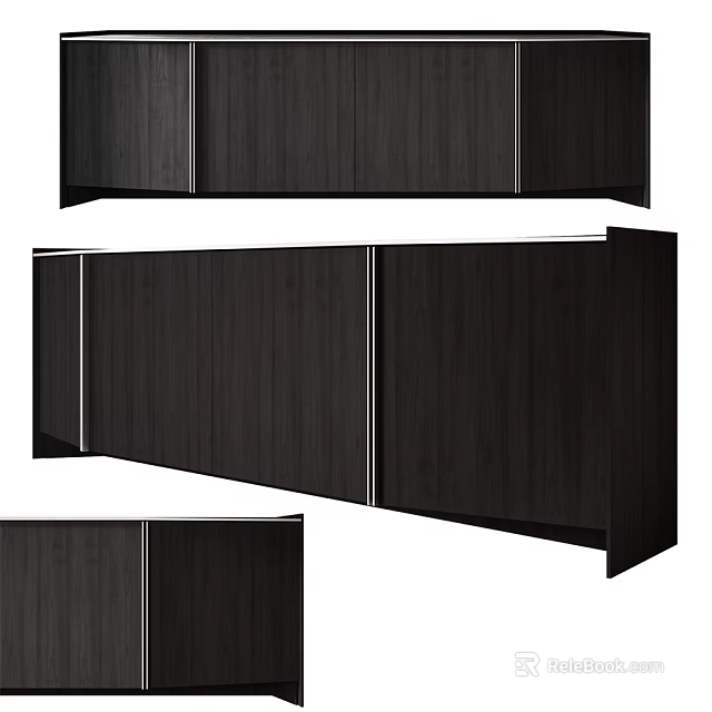 Shower Sauna Interior Design With Modern Dark Wooden Panels And Sleek Structure 3d model 