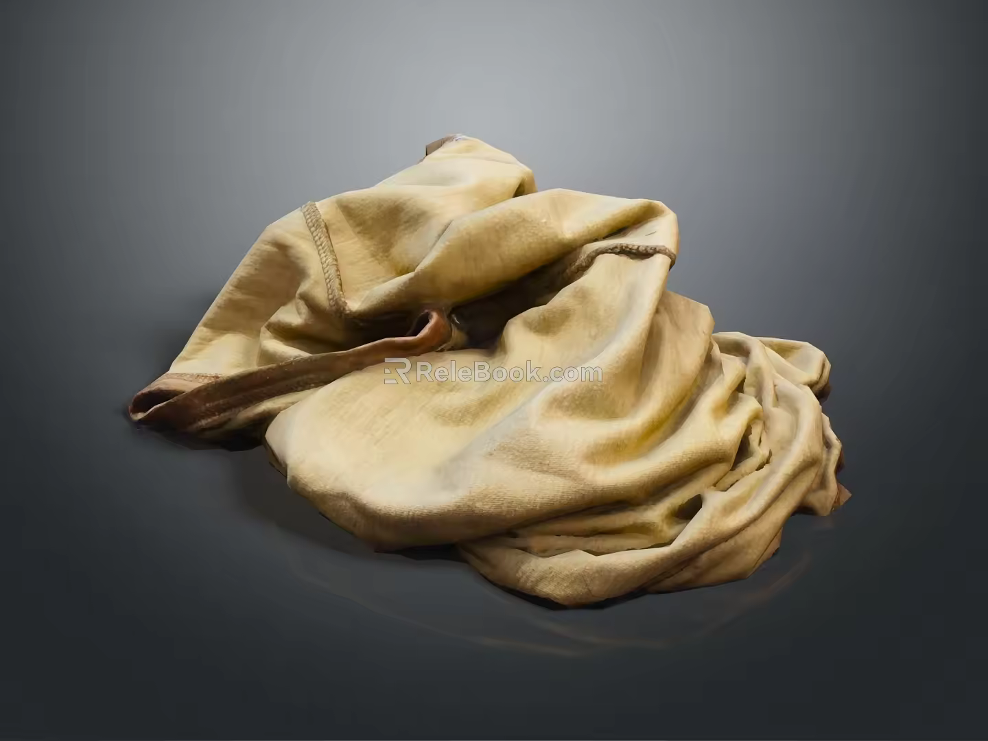 Sack Bag Grain Bag Bundle Sack Bundle Sack Jute Sack 3d model