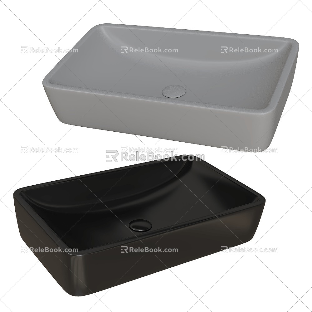 ABBER wash basin 3d model