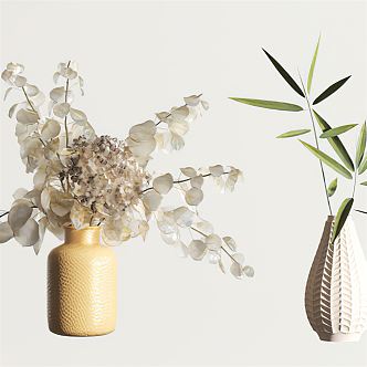 Modern vase combination 3d model