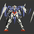 Modern Robot Transformers Gundam Warrior Gundam Mecha Warrior 3d model