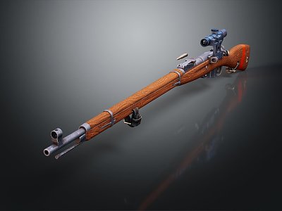 Sniper rifle sight sniper rifle sci-fi sniper rifle 3d model