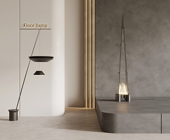 Floor lamp 3d model