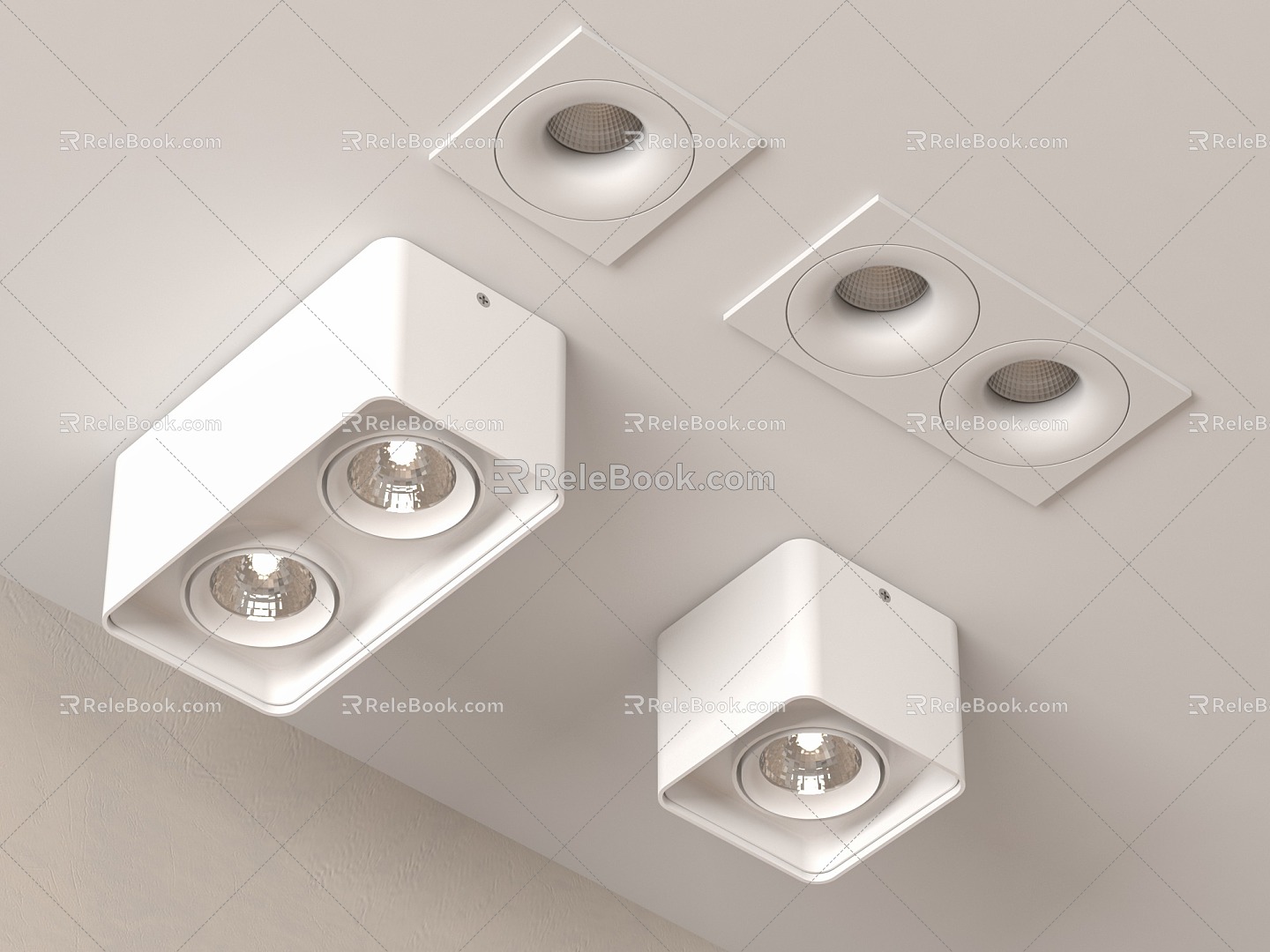 Modern Downlight Spotlight Downlight 3d model