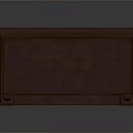 Red Carved Wooden Cabinet With Glass Doors And Multiple Storage Shelves