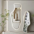 Modern Mirror Dressing Mirror Art Mirror Alien Mirror Floor Mirror Irregular Mirror Full-length Mirror 3d model