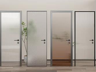 Glass partition 3d model