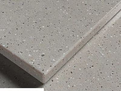 Gray Terrazzo Building Component With Speckled Pattern And Smooth Surface For Interior Decoration 3d model