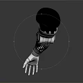 Modern Robot Arm Robot Arm Mechanical Arm Robot Arm Robot Head 3d model