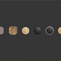 Different Types of Stools With Wooden Seats And Metal Legs In Various Colors