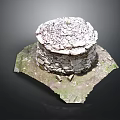 Ancient Circular Stone Structure With Dry Stone Walls Domed Roof And Grass Base