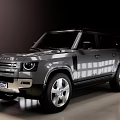 Gray Modern SUV With Boxy Exterior Design Alloy Wheels And Bold Lines