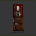 Rusty Military Tanker Truck Featuring Machine Gun on Top Road Raiders