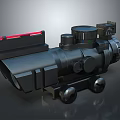 Tactical Weapon Scope With Red Laser And Black Adjustment Knobs Mounting Base