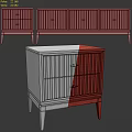 Various Style Storage Cabinets With Striped Panels Gold Handles White Drawers And Black Legs