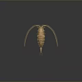 Detailed Isopod Creature With Segmented Body Long Antennae And Tail Appendages