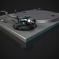 High Performance Vinyl Turntable Audio System With Precision Tonearm And Sound Quality 3d model