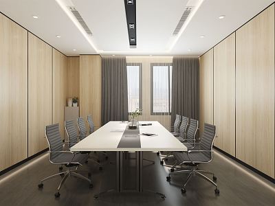 Modern Meeting Room Meeting Table and Chair model