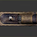 Durable Copper Lighter with Textured Surface Compact Design and Push Ignition Mechanism