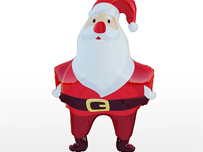 Festive Inflatable Santa Claus Christmas Decoration for Home Holiday Seasonal Use 3d model