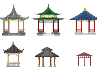 Gujian Pavilion 3d model