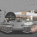 SOZEN Boutique Store Interior Design With Circular Display Counters And Product Displays