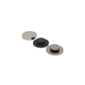 Modern Round Metallic Ceiling Lights With Black Silver Sleek Design For Home Lighting