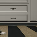 Modern Walk In Closet With Illuminated Shelves Drawers And Mirrored Wardrobe