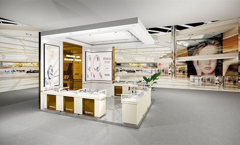 Modern Jewelry Store 3d model