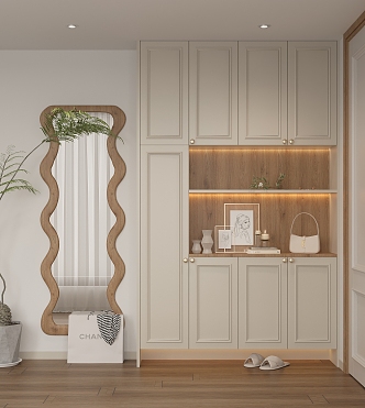 Modern Entrance Full-length Mirror 3d model