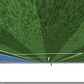 Outdoor Sports And Playground Area With Green Football Field Goalpost Slide And Colorful Fences