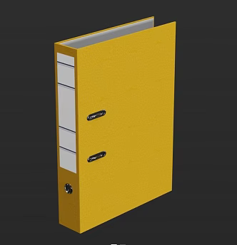 File Folder Office Supplies Utensils 3d model
