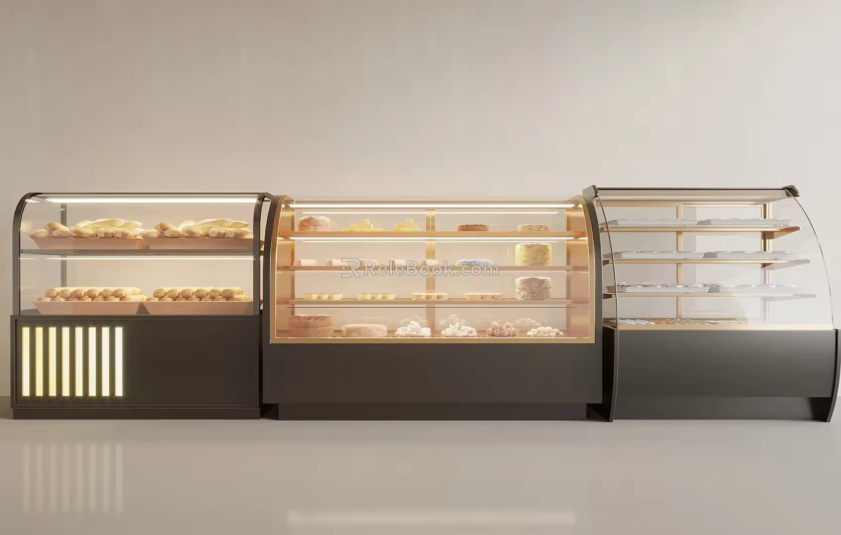 Dessert Cake Display Cabinet 3d model